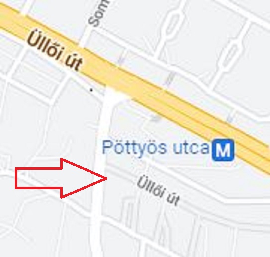 helyszín Budapest Pöttyös utca